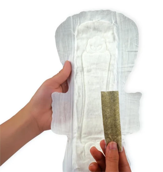 Venta caliente de toallas sanitarias de algodón de alta absorbencia para dama